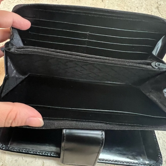 Vintage Eddie Bauer Genuine Leather XL Wallet Black Leather - Picture 5 of 8